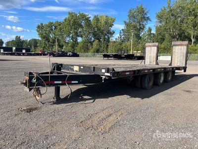 1995 Trail King TKT50 27 ft Tri/A Plataforma Basculante
