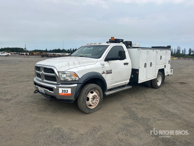 2014 Ram 5500 4x4 Utiliteits vrachtwagen