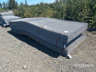 Quantity of (3) Bundles of 16 ft x 5 ft Galvanized Wire Sheets