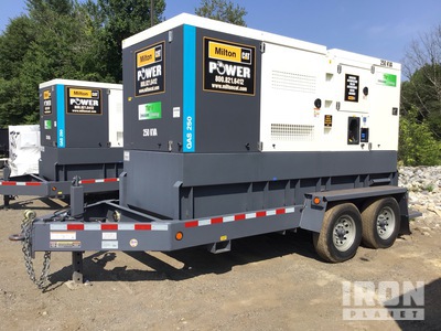 2024 Atlas Copco QAS 250L JD T4F RS SV 200 kW Mobile Stand-By Generator Set (Unused)