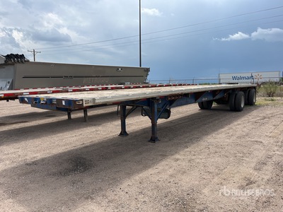 1995 Utility FS2CHAE 48 ft T/A Spread Axle Flatbed Trailer