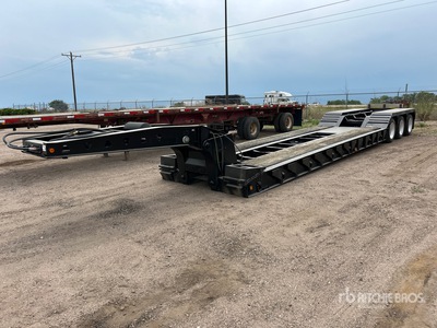 1996 Trail King Tri/A Removable Gooseneck Lowboy Trailer