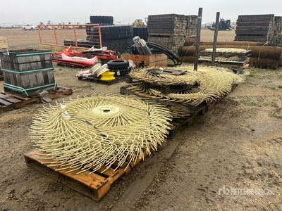 Quantity of (5) Pallets of Hay Rake Wheel