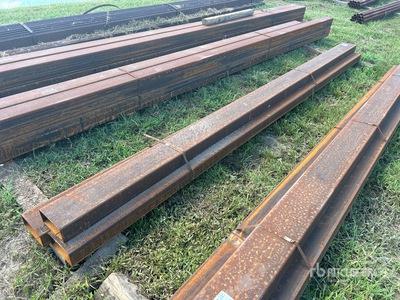 Quantity of (3) 4 X 8 X 3/16 Rectangle Tubing Varios metales (Unused)
