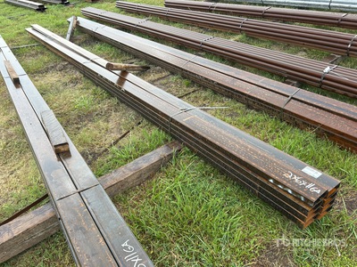 Quantity of (8) 2 in x 6 in x 24 ft Rectangle Tubing (Unused)