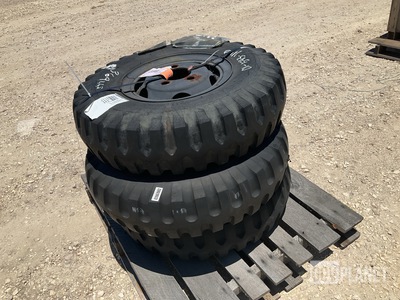 (3) Mohawk 9.00-16 Tires w/Wheels