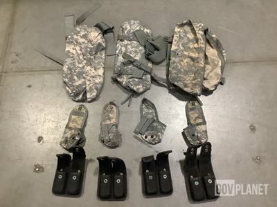 (35) Waist Packs, (69) Hand Grenade Pouches & Assorted Items