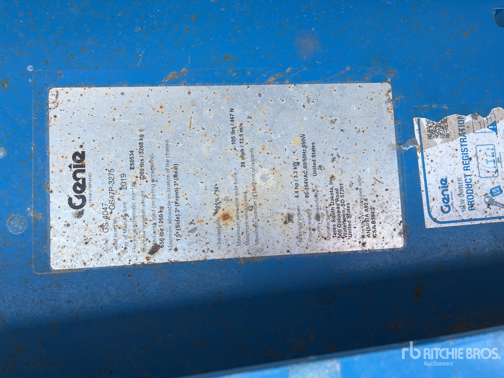 2019 Genie GS-4047 Scissor Lift