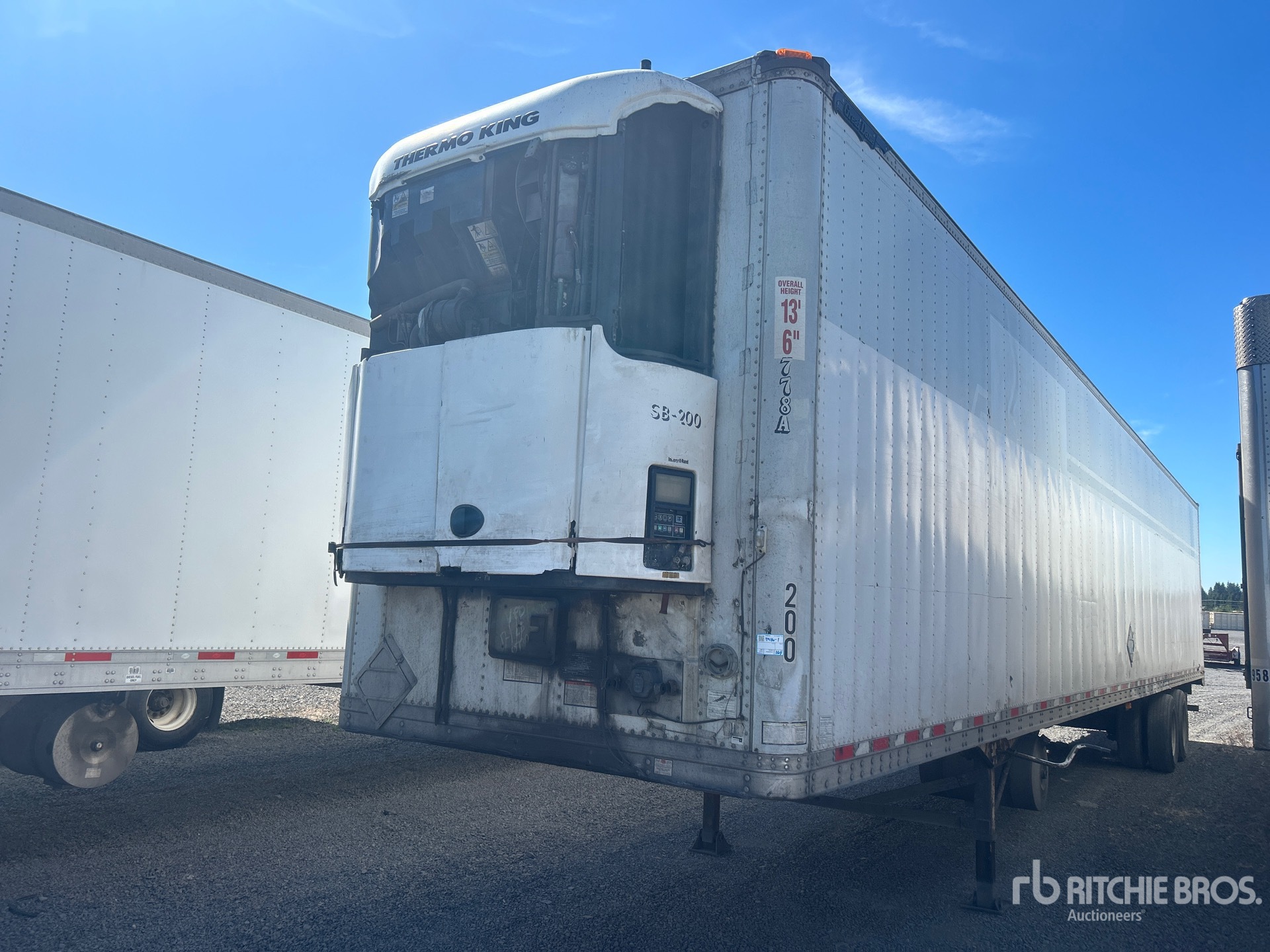 2004 Great Dane 53 ft T/A Refrigerated Trailer