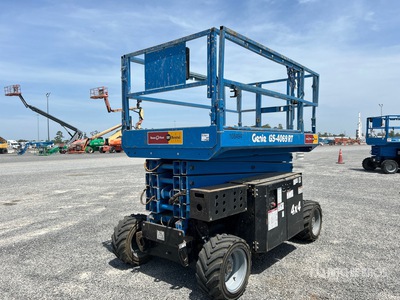 2018 Genie GS-4069RT 4x4 Diesel Rough Terrain Scissor Lift