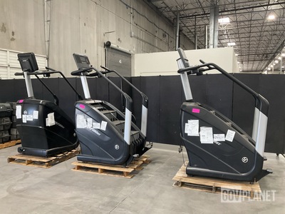 (3) Life Fitness Stair Steppers
