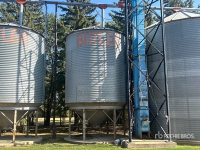 Butler 4 Ring Hopper Grain Bin