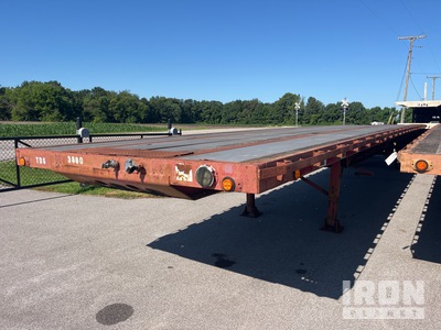 2005 John Evans HI-24-48-FL 48 ft T/A Flatbed Trailer
