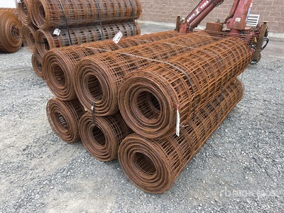 Quantity of (6) 200 ft x 6 ft Rolls of Gabion Mesh Fencing