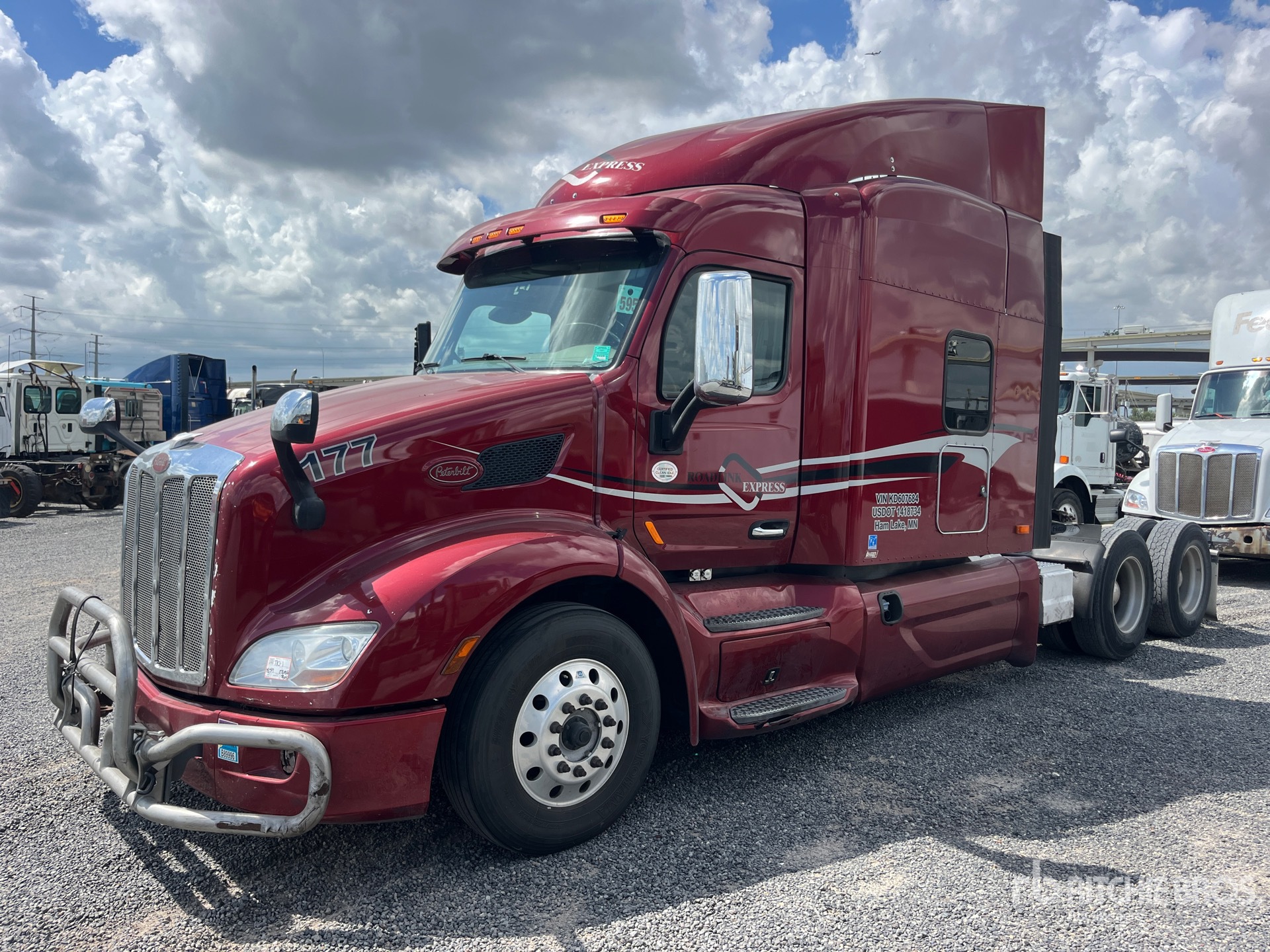 2019 Peterbilt 579 6x4 T/A Sleeper Truck Tractor (Inoperable)