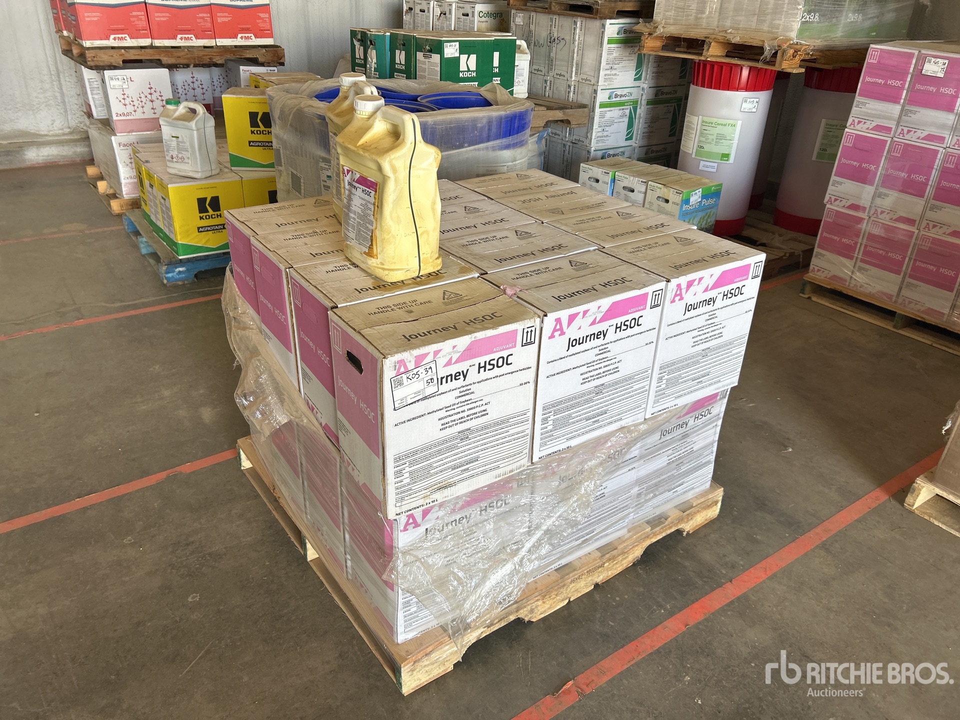 Journey HSOC Quantity of 50 10 L Jugs Surfactant (Unused)