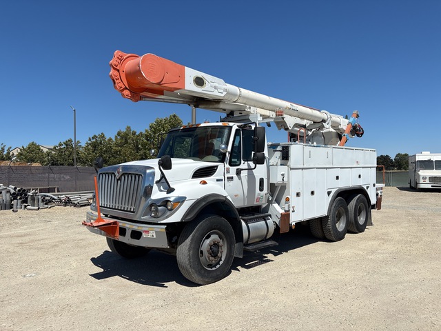 Altec AM55 on 2012 International 7400 6x4 Cable Placer Bucket Truck Altec AM55 on 2012 International 7400 6x4 Cable Placer Bucket Truck