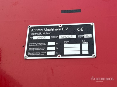 2023 Agrifac Condor Endurance 160 ft 4x4 High Clearance Pulvérisateur automoteur