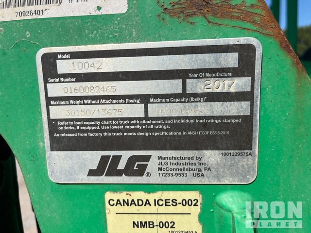 MANIPULADOR 2017 JLG