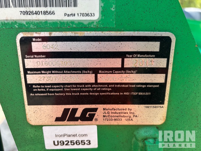 MANIPULADOR 2014 JLG