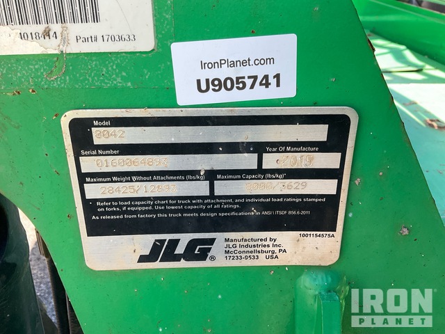 MANIPULADOR 2015 JLG/SKYTRAK