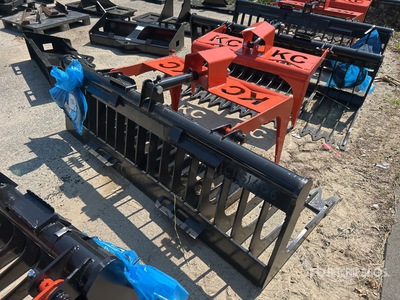 2025 Kit Containers QT-SG-S76-V3 76 in Skeleton Benne avec Grappin pour chargeuse à différentiel (Unused)