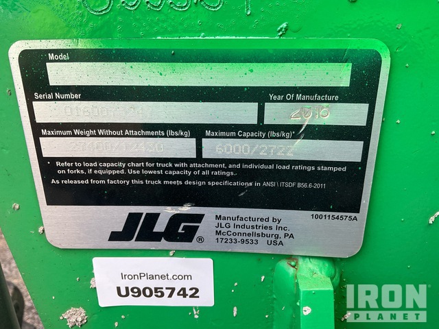 MANIPULADOR 2016 JLG/SKYTRAK