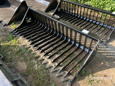 2025 Kit Containers QT-SB-H76-V3 76 in Skeleton スキッドステア用バケット (Unused)