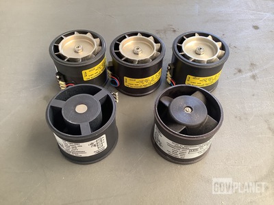 (3) Ashland V4S117K-4 & (2) Motor Magnetics V4S117K-4 Vaneaxial Fans