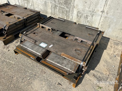 2025 Kit Containers QT-F-BLANK Skid Steer Attachment Mounting Plate (Unused)