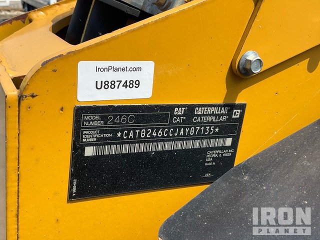 MINI CARGADOR SOBRE RUEDAS 2012 CATERPILLAR 246C
