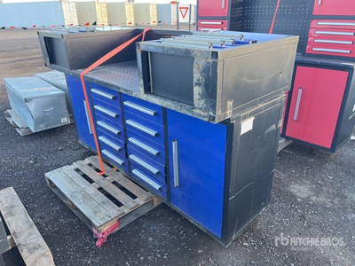 2220 mm 18-Drawer Work Bench