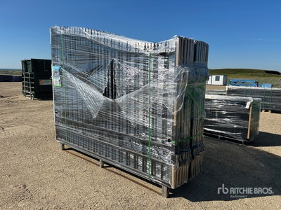 Quantity of (6) 2025 Suihe NG-20H-6 20 ft x 7 ft 6 in Wrought Iron Bi-Parting Driveway Gate (Unused)