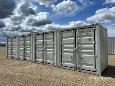 2025 40 ft High Cube Multi-Door Storage Container