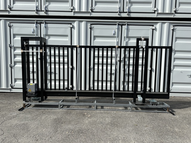 4 m x 1.5 m Electric Steel Sliding Driveway Gate (Unused)
