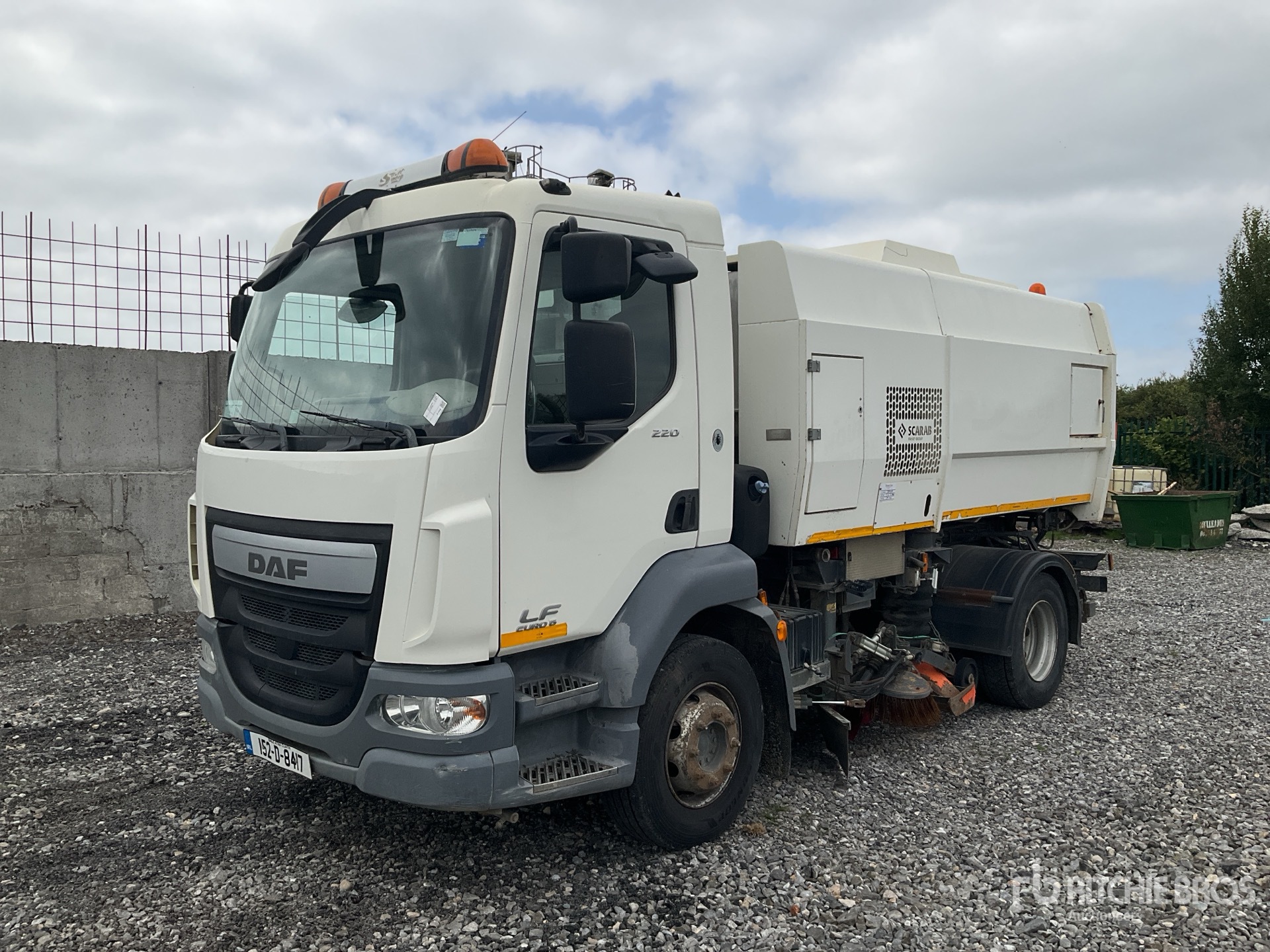 Scarab on 2015 DAF LF55.220 Sweeper Truck