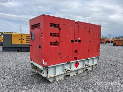 2015 Doosan G150-SIIIA 150 kVA Skid-Mounted Generador