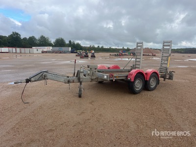 Hubiere TPG352 2800 kg Remorque 2 Essieux T/A Equipment Trailer