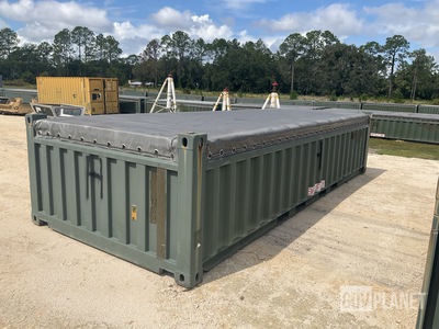 20' Half Height Open Top Container