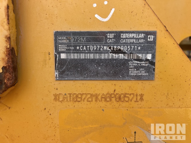 CARGADOR FRONTAL 2015 CATERPILLAR 972M