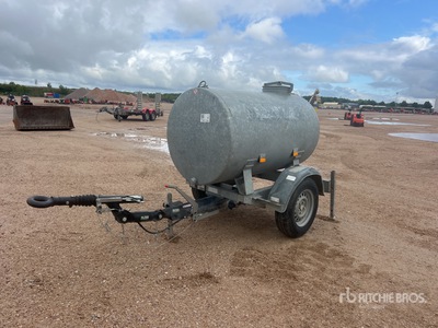 Hubiere H211T 11CF 990 L Citerne A Eaux 1 Essieu S/A Wassertank-Anhänger