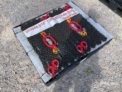 Quantity of (2) 2025 Mackman Lote de Eslingas de Cadena (Sin Usar) / 4 Legs Chain Sling Set (Unused)