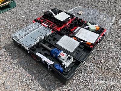 2025 Yuni Lote de Llaves de Impacto (Sin Usar) / Air Tools (Unused)