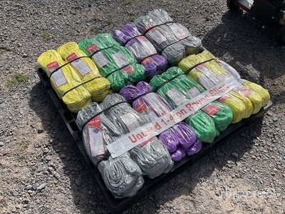 Quantity of (32) 2025 Mackman 1- 4 Ton Lote de Eslingas Redondas (Sin Usar) / Round Lifting Sling Sling (Unused)