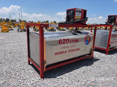2025 Yuni D620DC 620 L Skid Mounted Steel Diesel Tanque para Combustible (Sin Usar) / Fuel Tank (Unused)