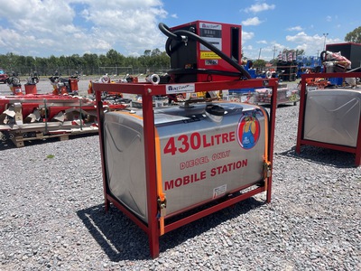 2025 Yuni D430DC 430 L Skid Mounted Steel Diesel Tanque para Combustible (Sin Usar) / Kraftstofftank (Unused)
