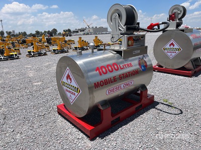 2025 Yuni D1000DC 1000 L Skid Mounted Steel Diesel Tanque para Combustible (Sin Usar) / Fuel Tank (Unused)