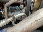 Engine with A/C Compressor