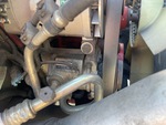 Engine with A/C Compressor