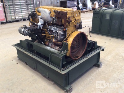 Cat C7 Diesel Engine w/Container